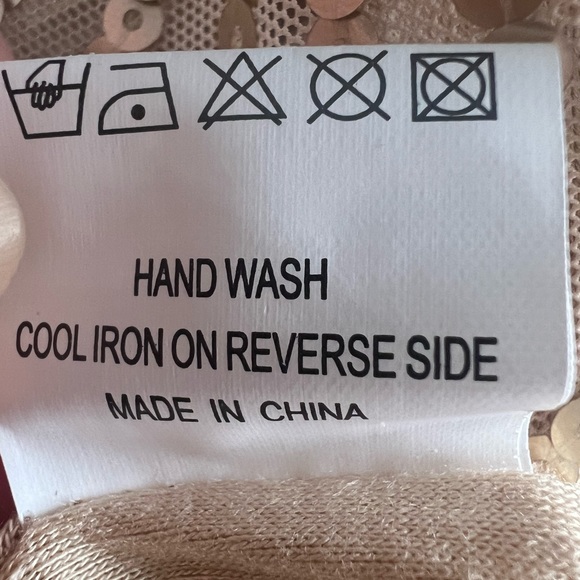 Tfnc London gold sequin mini dress medium - Picture 10 of 10